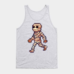 Mummy is walking, Pixel art Tank Top